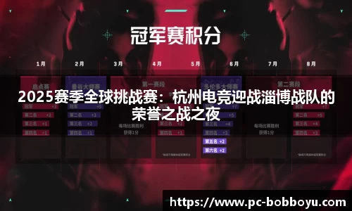 2025赛季全球挑战赛：杭州电竞迎战淄博战队的荣誉之战之夜